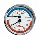Itap 485 1/2" Термоманометр осевое подключение 